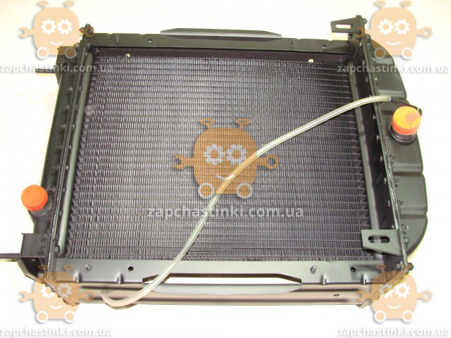Радиатор охлаждения ЮМЗ с двигателем Д65 (4-х рядный алюминевый) (радиатор основной) (пр-во ДК Украина) - фото