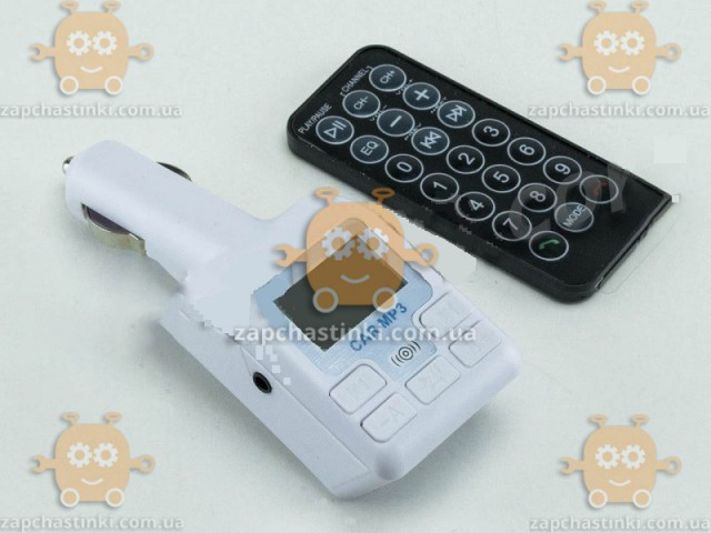 FM модулятор S8 USB/пульт/MP3/AUX вход/12-24В/microSD - фото