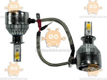 LED лампы головного света лампа LED H3 F5 12v-24v 3000k СHIP COB радиатор с вентилятором