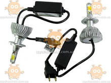 LED лампы головного света лампа LED H7 F8 12v-24v 6000k 3400L CHIP COB радиатор с вентилятором