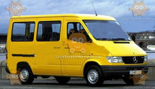 Мухобойка MB Sprinter I фургон 1995-2002 прямоугольные фары VIP