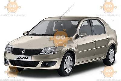 Мухобойка Renault Logan I седан/универсал 2004-2013 Azard - фото