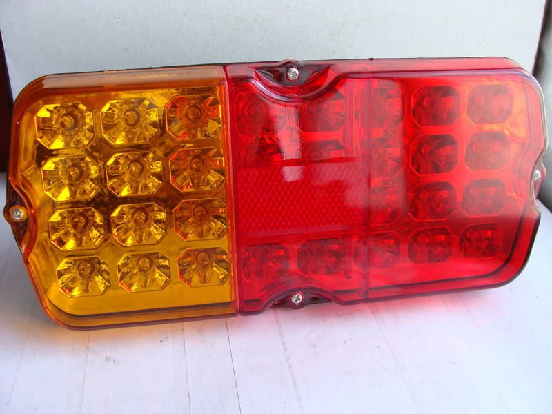 Ліхтар УАЗ 469, 452 ТЮНІНГ (причепи) LED діодний (ціна за 1шт) (Червоно-оранжеві) М 3733873 - фото
