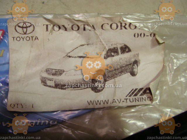 Ветровики Toyota Corolla IX Тойота Корола (E120, E130) седан 2002-2006 (скотч) (пр-во AV-Tuning) - фото №2