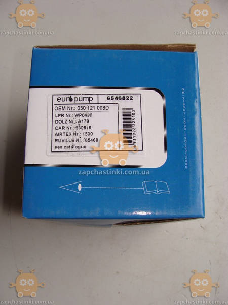 Насос водяной Skoda Octavia 96-12г., / Volkswagen Caddy II, Golf III 91-00г., Polo III 94-02г. / Seat Ibiza - фото №2