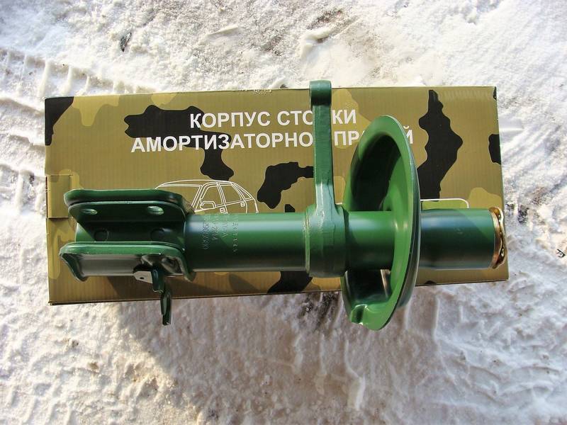 Корпус амортизатора ВАЗ 1117 - 1119 Калина (стакан) передний правый (пр-во ССД Сиб Спец Деталь Завод) под - фото