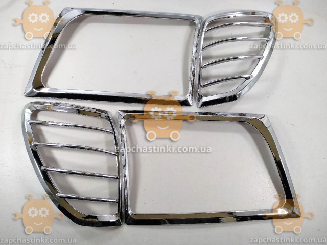 Накладки фар Toyota Land Cruiser 100 (1997-2008г.) (4ШТ!) (пр-во TYPER Польша) - фото