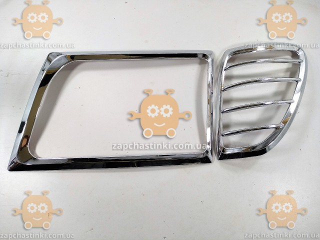 Накладки фар Toyota Land Cruiser 100 (1997-2008г.) (4ШТ!) (пр-во TYPER Польша) - фото №4