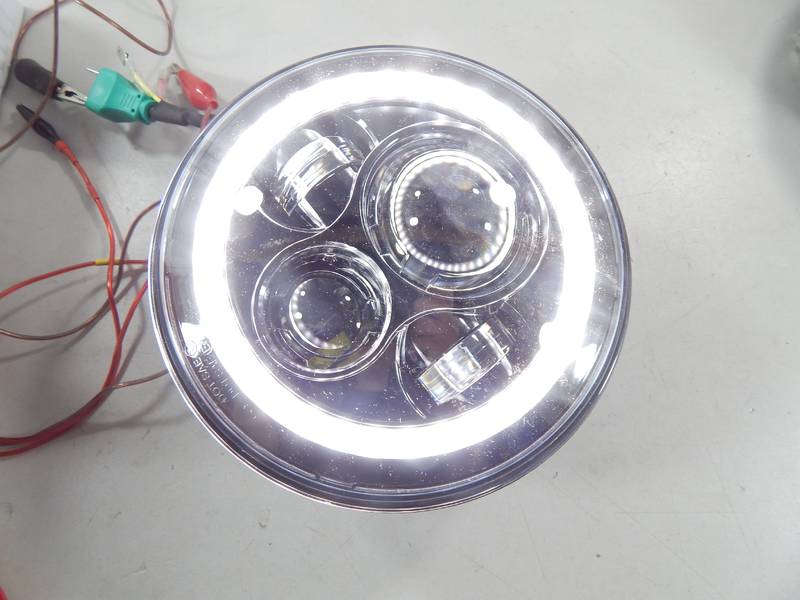 Фара LED ВАЗ 2101, 2102, 2121 НИВА, ВОЛГА, ГАЗ, КАМАЗ, УАЗ, ЗИЛ 178мм 7" линзы! 2ШТ ПД 187474 З 219263 - фото №3