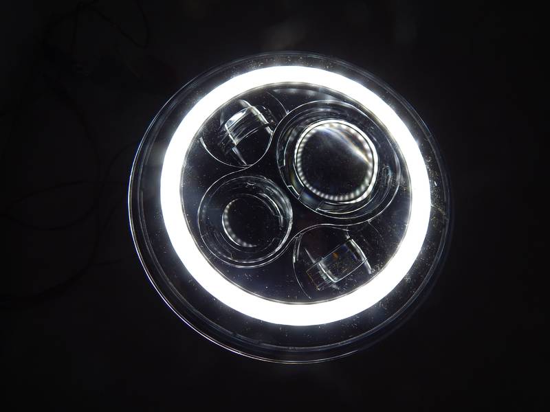 Фара LED ВАЗ 2101, 2102, 2121 НИВА, ВОЛГА, ГАЗ, КАМАЗ, УАЗ, ЗИЛ 178мм 7" линзы! 2ШТ ПД 187474 З 219263 - фото №4