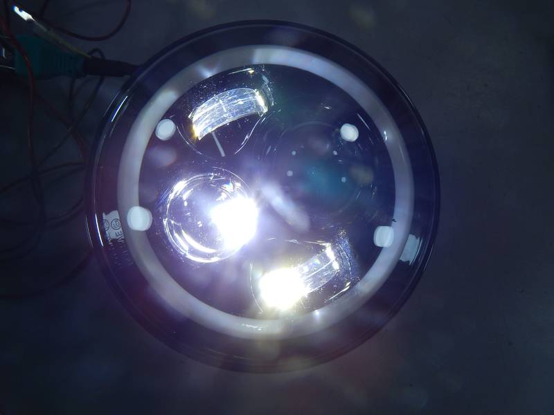 Фара LED ВАЗ 2101, 2102, 2121 НИВА, ВОЛГА, ГАЗ, КАМАЗ, УАЗ, ЗИЛ 178мм 7" линзы! 2ШТ ПД 187474 З 219263 - фото №9
