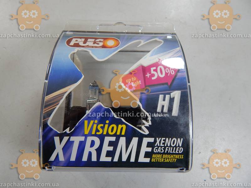 Лампа H1 12V 55W +50% X-TREME VISION (2шт) (пр-во VITOL) З 643863 - фото №2