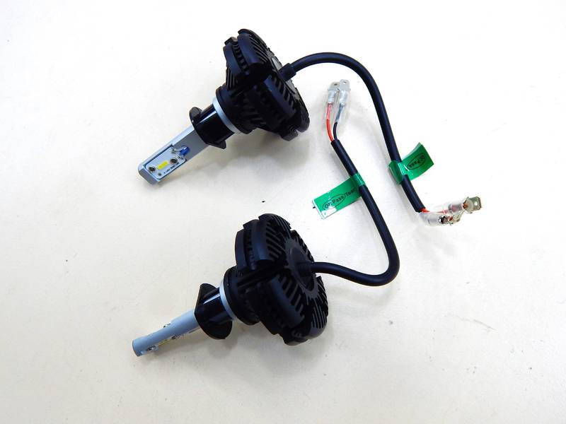 Светодиодные LED лампы H1 6000K 6000LM 50W (9, 12-24V) (2шт с фильтрами) САМЫЕ МОЩНЫЕ! (пр-во HEADLIGHT X3) ТМ - фото №3
