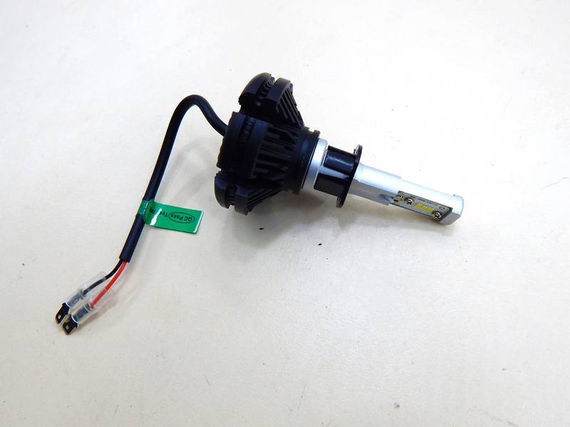 Светодиодные LED лампы H1 6000K 6000LM 50W (9, 12-24V) (2шт с фильтрами) САМЫЕ МОЩНЫЕ! (пр-во HEADLIGHT X3) ТМ - фото №4