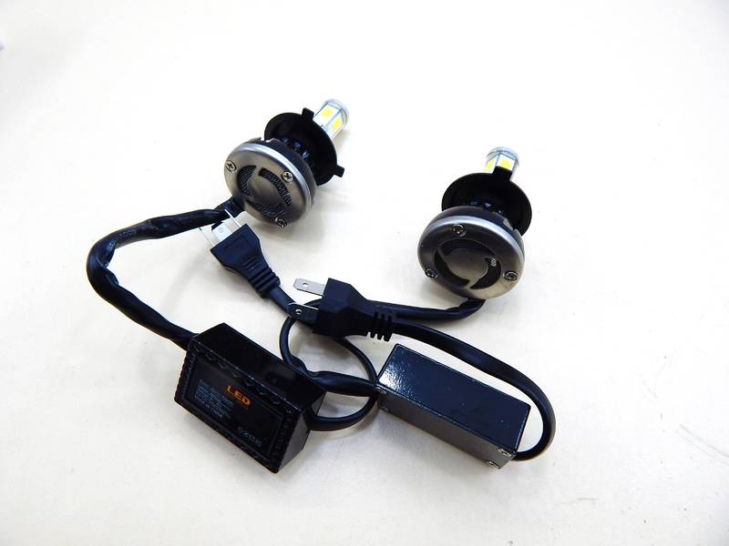 Светодиодные лампы LED H4 G5 2шт (ближний, дальний) 6000K (40w/4000lm) (пр-во LED LIGHT) ТМ - фото №2