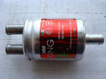 Фильтр газовый тонкой очистки алюм. (2 выхода) (6-8 цилиндр.двиг.) (пр-во Италия)