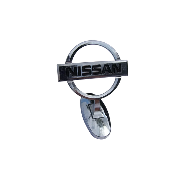 Эмблема прицел на капот NISSAN ХРОМ сплав на скотче (значок, логотип, шильдик) (пр-во Завод) CH - фото №2
