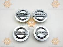 Эмблема колеса NISSAN (4шт) пластик (ОРИГИНАЛ) (колпачки колеса для титанов) (диаметр ф54мм) 172003