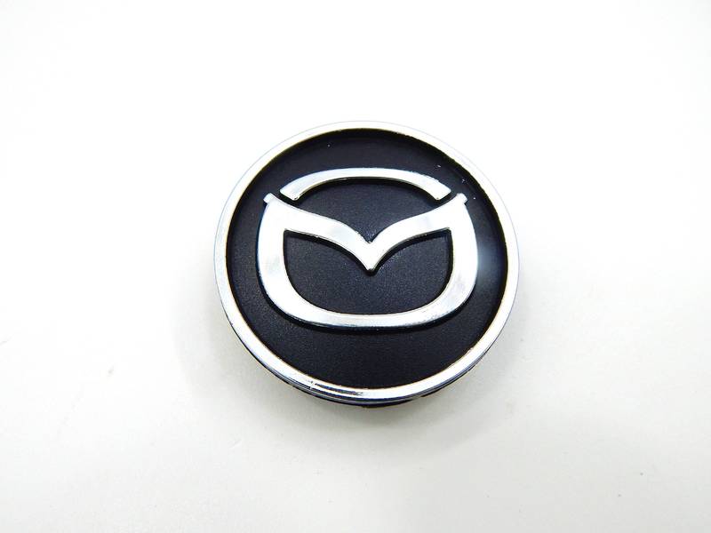 Колпаки колес MAZDA (4шт) пластик (колпачки колеса для титанов) (диаметр ф60мм) 171103 - фото №3