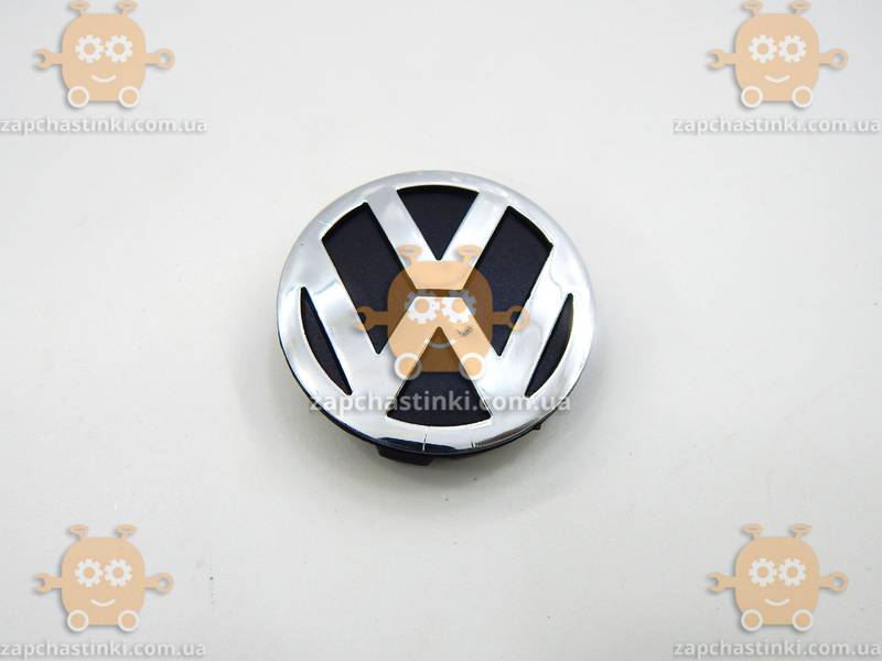 Эмблема колеса VOLKSWAGEN (4шт) пластик (колпачки колеса для титанов) (диаметр ф60мм) 171103 - фото №3