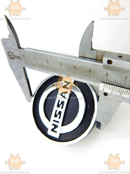 Эмблема колеса NISSAN (4шт) ЧЕРНЫЕ пластик (колпачки колеса для титанов) (диаметр ф60мм) 171103 - фото №5