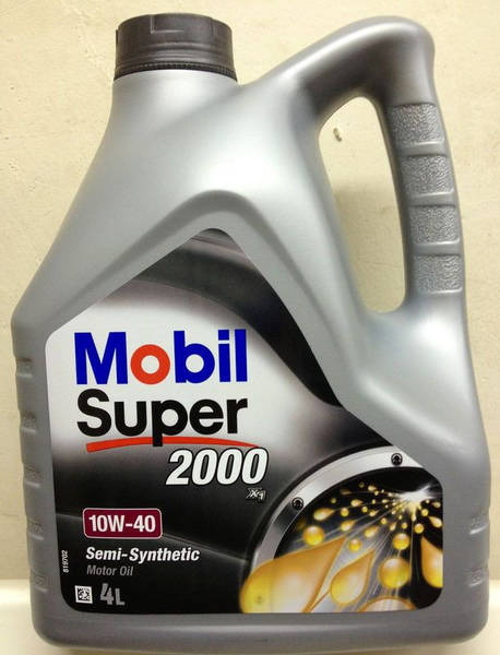 Масло моторное MOBIL 10W40 Super 2000x1 4л - фото