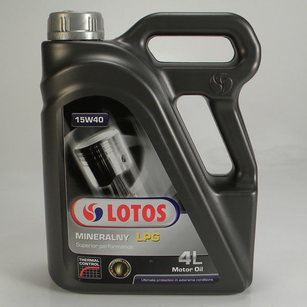 Масло моторное LOTOS 15W40 LPG (GAS) 4 л - фото