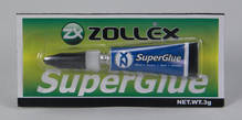 Супер клей SuperGlue 3г. Пр-во Zollex (5шт)