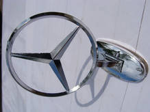 Эмблема на капот Mercedes Мерседес (прицел)