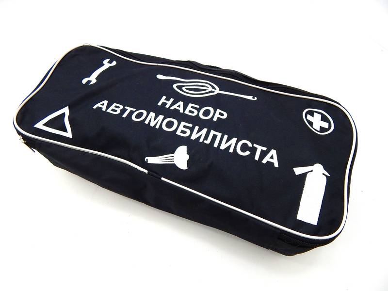 Набор автомобилиста 5 ПРЕДМЕТОВ (сумка, аптечка, знак, огнетушитель, жилет) (пр-во Украина ПД 82569 - фото №2