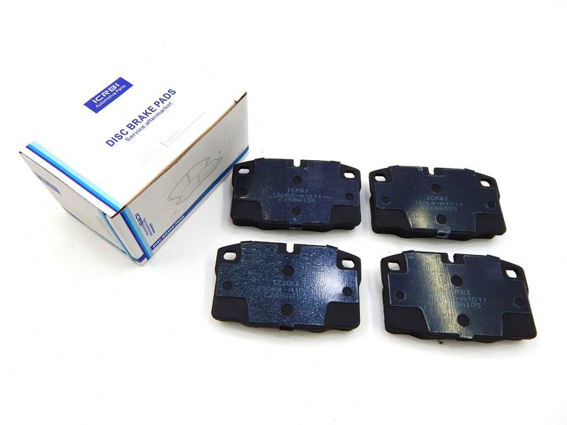 Колодки тормозные передние DAEWOO NEXIA R13 (квадратные 4шт) (пр-во CRB Корея) ЕЕ 097279 - фото