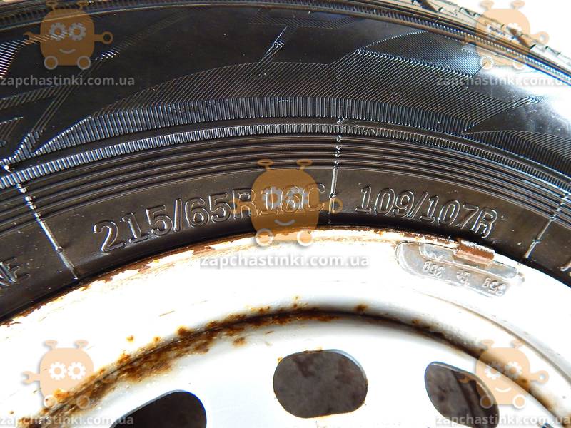 Колесо HYUNDAI H1 шина + диск + колпак (1шт в сборе) (пр-во HYUNDAI Росава) (Предполата 200грн) - фото №5
