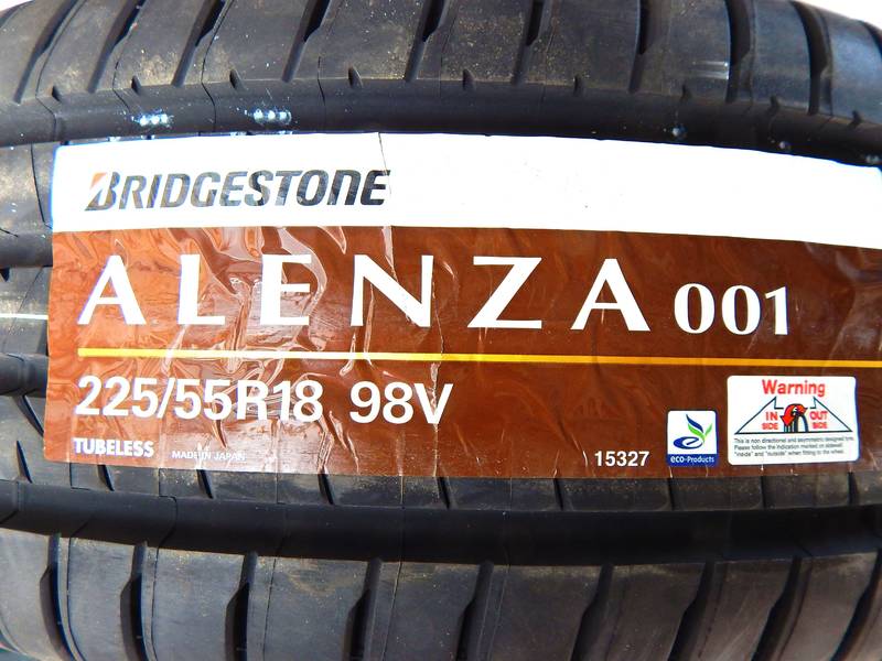 Шина R18 225/55 98V ALENZA 001 (пр-во Bridgestone Япония) О 14011042156 - фото