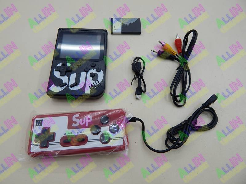 Портативная приставка с джойстиком консоль Retro FC Game Box Sup dendy 400 in 1 (с пультом) (пр-во Sup Game) - фото №3