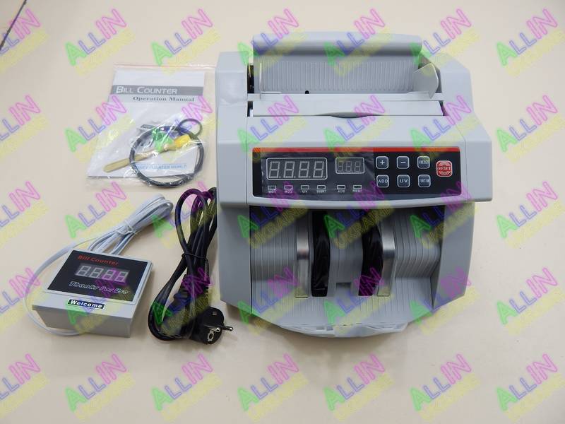 Счетная машинка + детектор валют 2108 (денежно-счетная) (пр-во Bill Counter) - фото №2