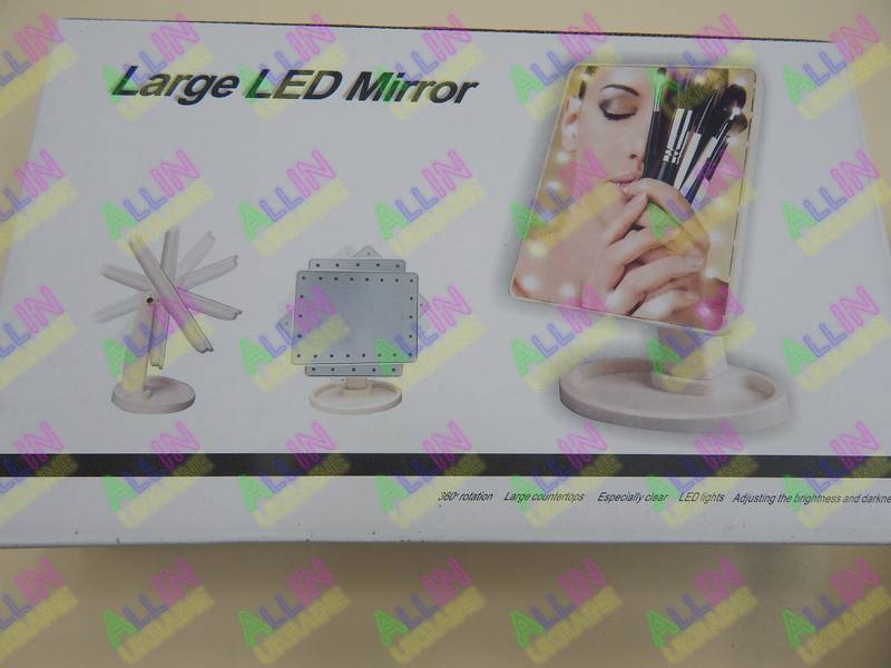 Сенсорное настольное зеркало для макияжа UTM Magic Makeup с LED подсветкой White - фото №2