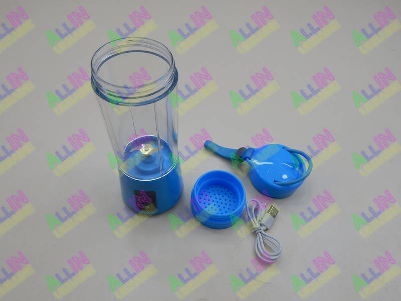 Блендер Smart Juice Cup Fruits USB (портативный) голубой (пр-во Juice Cup) - фото №3