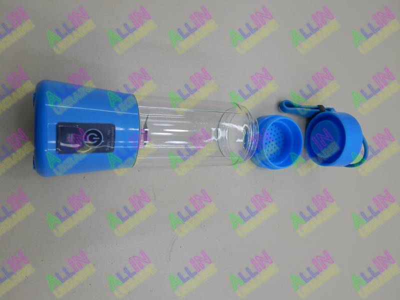 Блендер Smart Juice Cup Fruits USB (портативный) голубой (пр-во Juice Cup) - фото №4