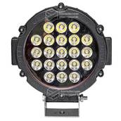 Фара LED круглая 63W (21 лампа) black АТП LED-0163B Предоплата
