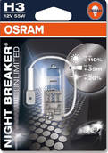 Лампа H3 12v 55w BREAKER ULTRA (пр-во OSRAM)