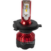 Лампа светодиодная цоколь H3 red (к-кт 2 шт) 12,24V, 60W, 4500Lm +вентилятор АТП К5 (цоколь H3) red Предоплата