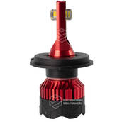 Лампа светодиодная цоколь H7 red (к-кт 2 шт) 12,24V, 60W, 4500Lm +вентилятор АТП К5 (цоколь H7) red Предоплата