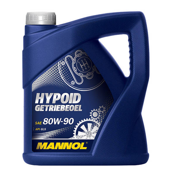 Масло Hypoid Getriebeoel 80W-90 API GL5 4 литра (пр-во Mannol Германия) - фото