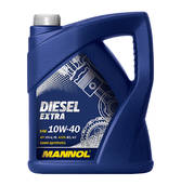 Масло моторное 10W-40 Diesel Extra CH-4/SL, А3/В4 5л (пр-во Mannol Германия) ПД 262213