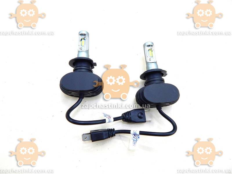 Светодиодные LED лампы H7 12V-24V R1 5700K 24W CREE (2ШТ) радиатор (пр-во R1) ПД 249286 - фото №2