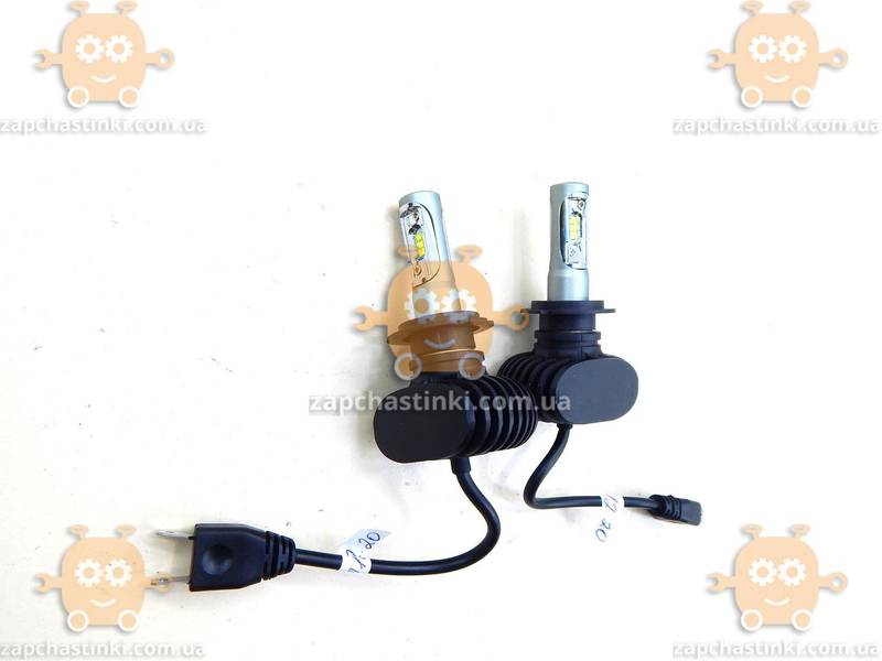 Светодиодные LED лампы H7 12V-24V R1 5700K 24W CREE (2ШТ) радиатор (пр-во R1) ПД 249286 - фото №3