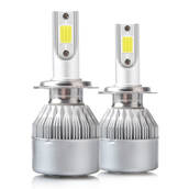 Лампа светодиодная цоколь H3 (комплект 2 шт) 12V, 36W, 3800Lm + вентилятор АТП C6 (цоколь H3) Предоплата
