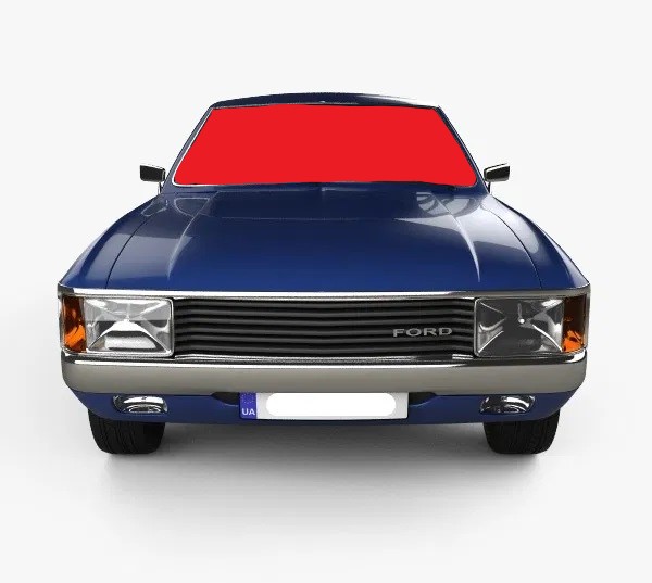 Стекло лобовое FORD Granada 1972-81г. (пр-во SAFE GLASS) ГС 98746 (предоплата 50%) - фото