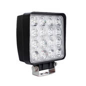 LED фара квадратная 48W, 16 ламп, широкий луч 10, 30V 6000K АТП LED 48-01 Предоплата