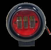 Фара LED круглая 30W (3 диода) red АТП LED-0430R Предоплата